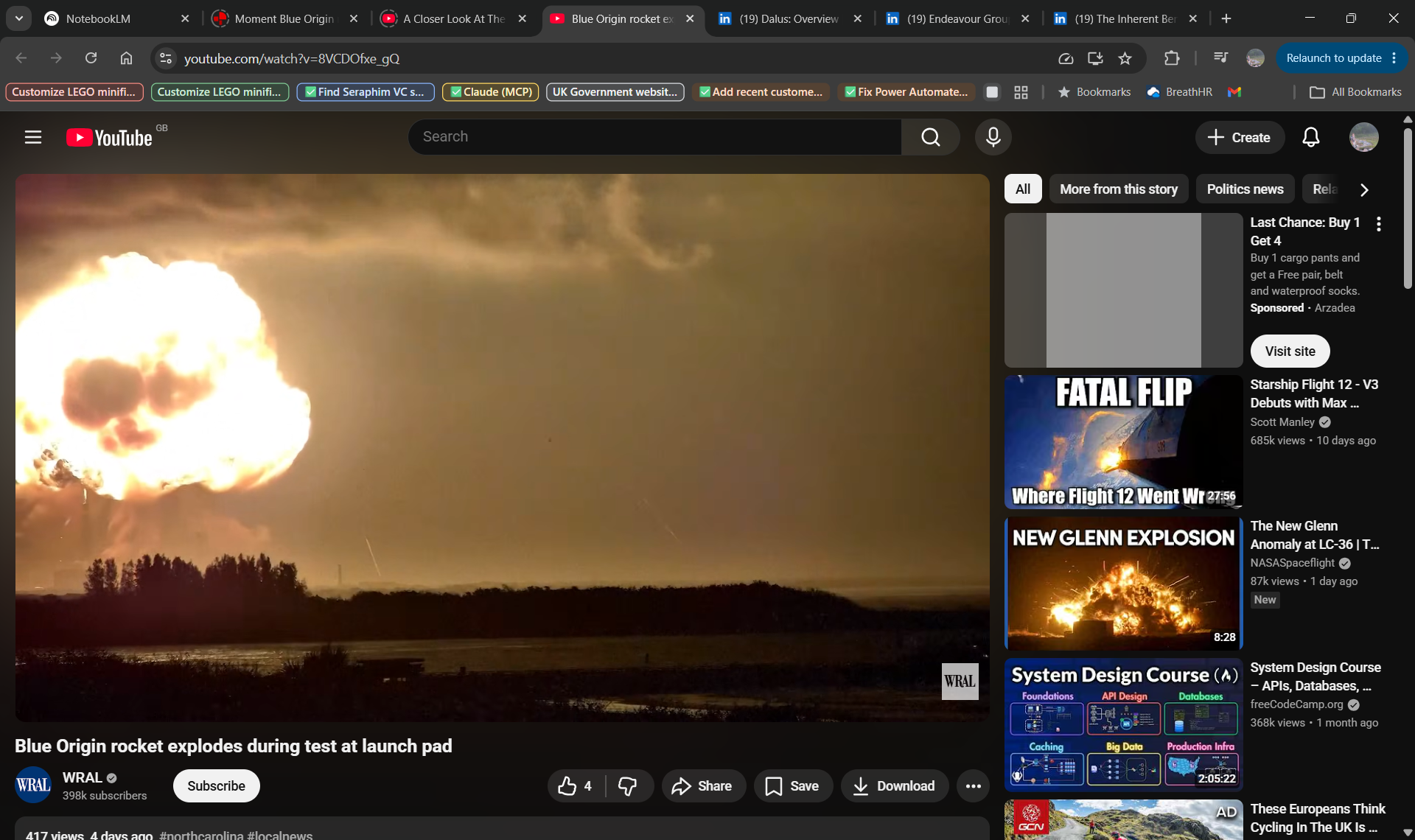 Fireball at maximum extent